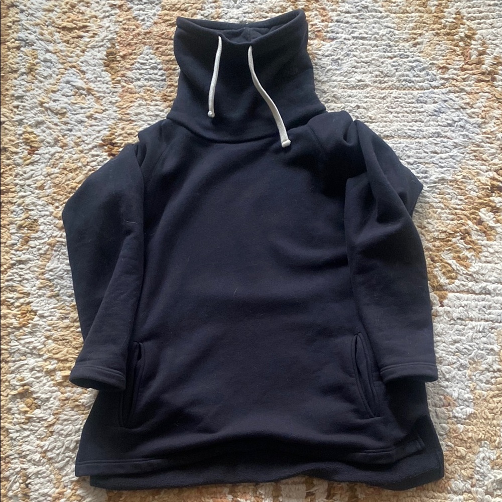 Kith Black Sweatshirt with High Collar